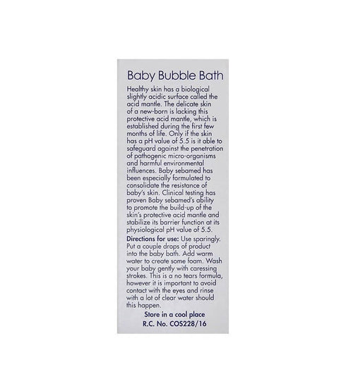 Sebamed Baby Bubble Bath